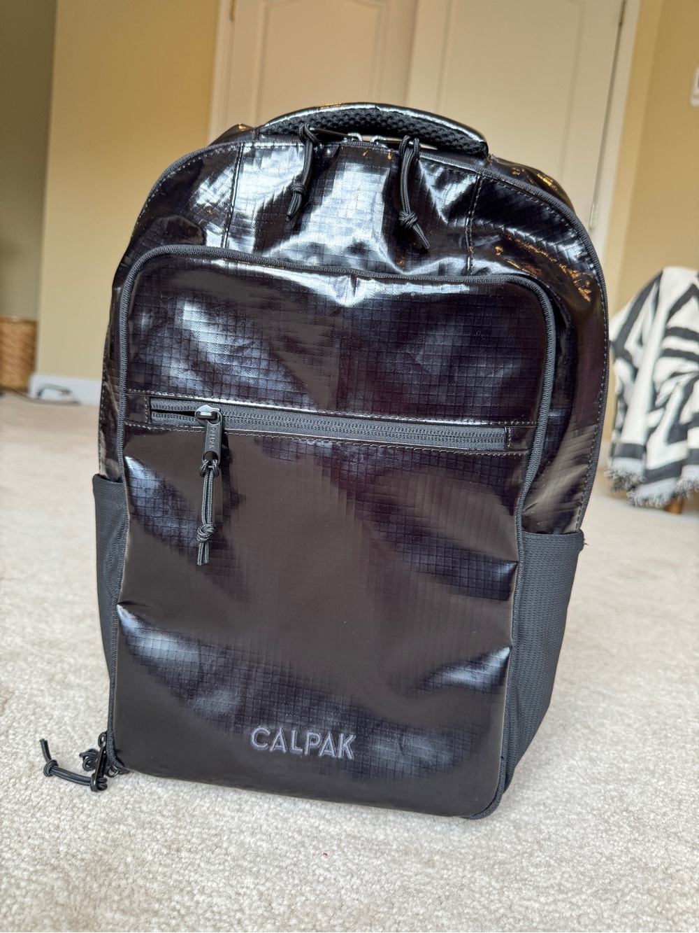 Calpak Terra laptop backpack in Obsidian